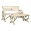 vidaXL 2 Piece Patio Lounge Set Solid Wood Fir