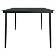 vidaXL Patio Dining Table Black 78.7