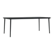 vidaXL Patio Dining Table Black 78.7