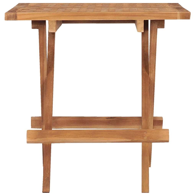 vidaXL Folding Patio Table 19.7