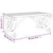 vidaXL Patio Coffee Table 35.4
