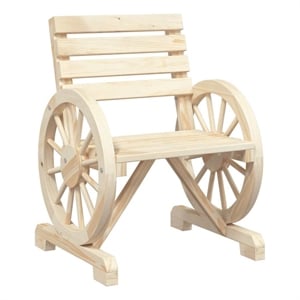 vidaXL Patio Chair 22.8&quotx22.8&quotx30.9&quot Solid Wood Fir
