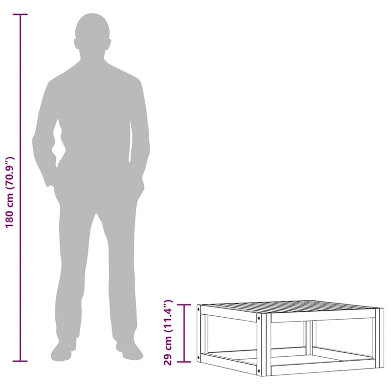 vidaXL Coffee Table 26.7