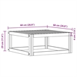 vidaXL Coffee Table 26.7