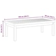 vidaXL Coffee Table 39.4