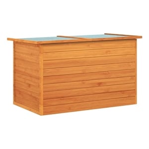 vidaXL Patio Storage Box 49.6&quotx28.3&quotx28.3&quot Wood