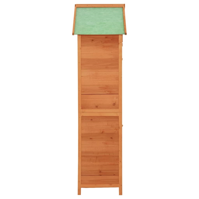vidaXL Patio Storage Cabinet Brown 16.7