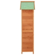 vidaXL Patio Storage Cabinet Brown 16.7