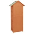 vidaXL Patio Storage Cabinet Brown 16.7