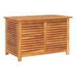 vidaXL Garden Storage Box with Louver 35.4