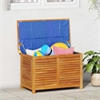 vidaXL Garden Storage Box with Louver 35.4