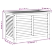 vidaXL Garden Storage Box with Louver 35.4