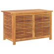 vidaXL Garden Storage Box with Louver 35.4