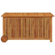 vidaXL Patio Storage Box with Wheels 44.5