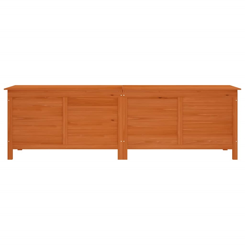 vidaXL Patio Storage Box Brown 78.1