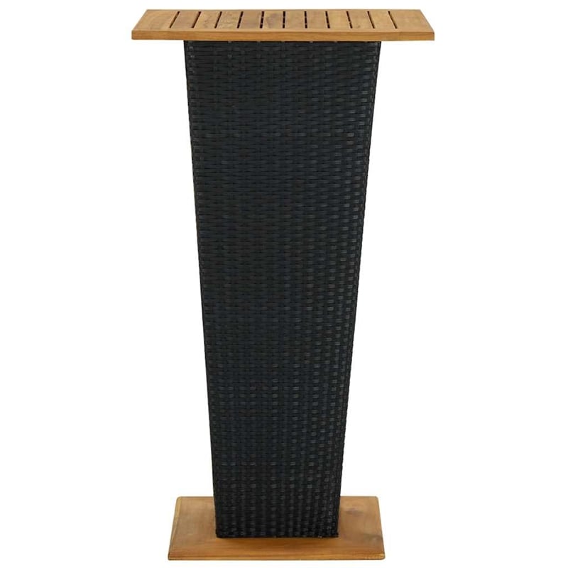 vidaXL Bar Table Black 23.6