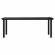 vidaXL Patio Dining Table Black 78.7