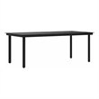 vidaXL Patio Dining Table Black 78.7