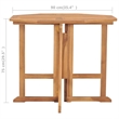 vidaXL Folding Patio Dining Table 35.4