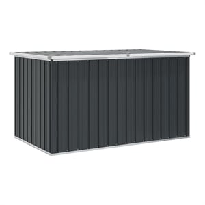 vidaXL Patio Storage Box Anthracite 67.3&quotx39&quotx36.6