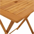 vidaXL Folding Patio Table 23.6