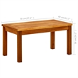 vidaXL Patio Coffee Table 27.6