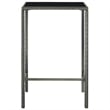 vidaXL Patio Bar Table Gray 27.6