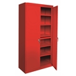 Steel Cabinets USA AAH-5 Series Adjustable Storage Cabinet in Red
