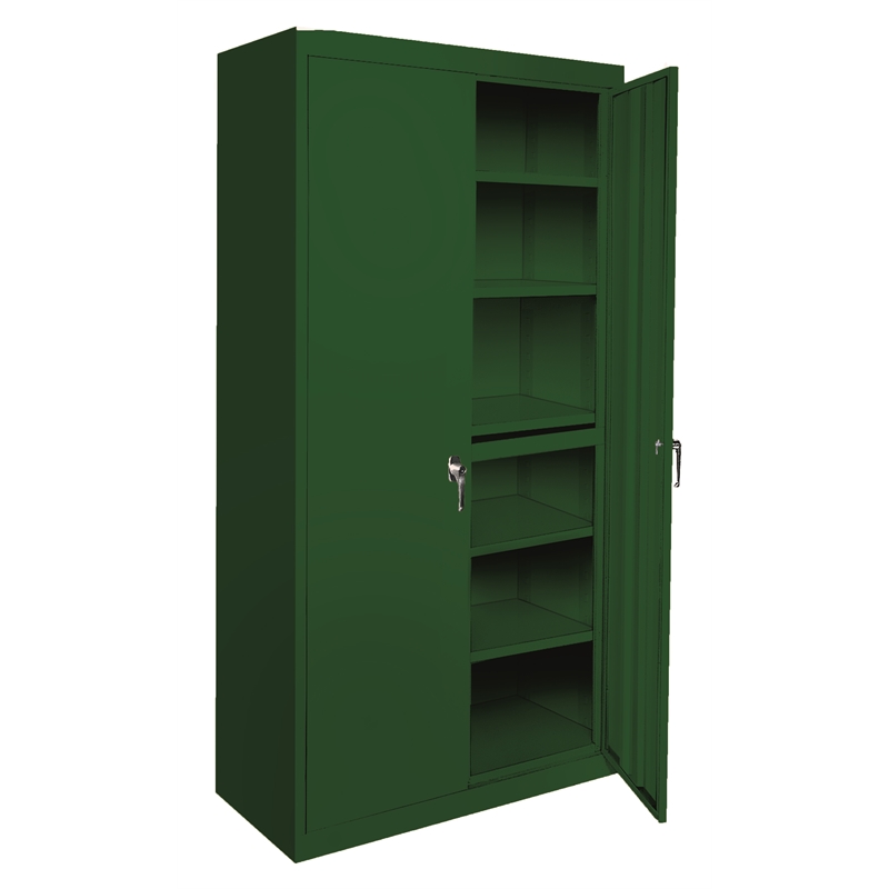 Steel Cabinets USA AAH-5 Series Adjustable Storage Cabinet in Green