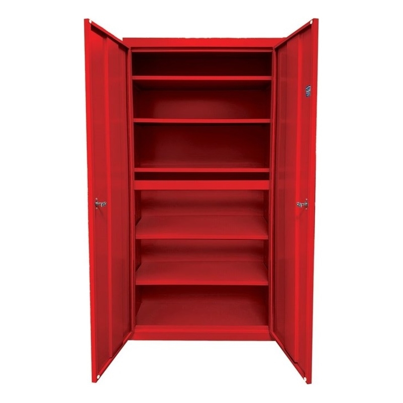 Steel Cabinets USA Storage Masters-5 in Red
