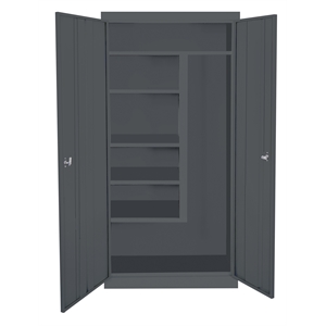 Steel Cabinets USA Janitorial Cabinet in Charcoal
