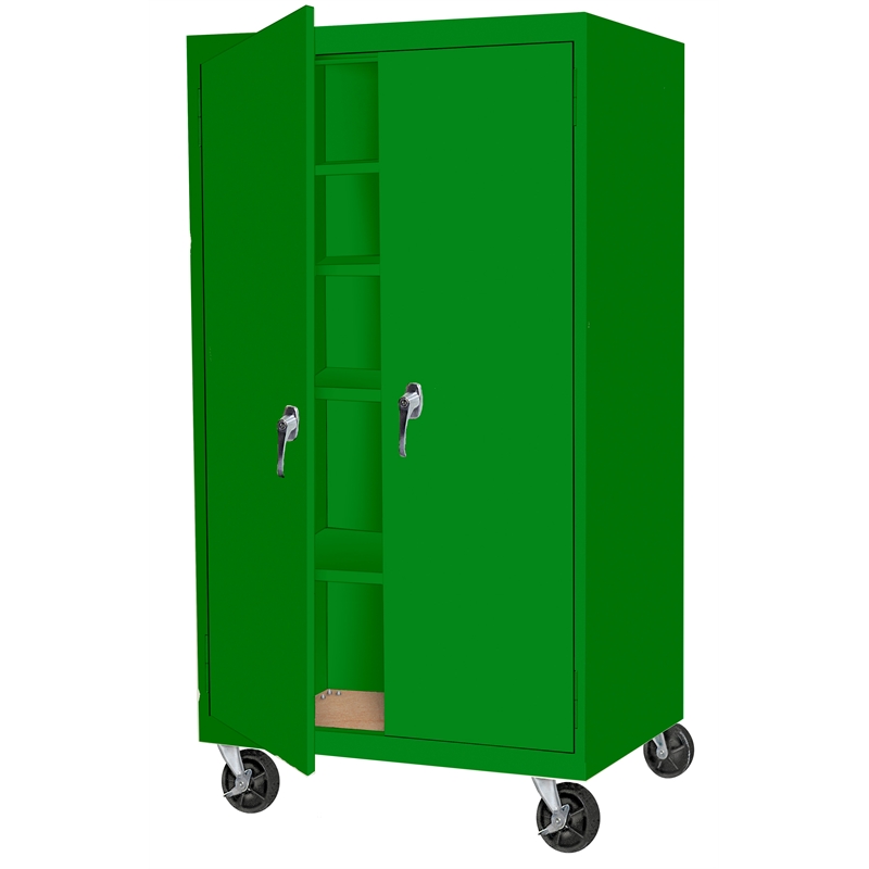 Steel Cabinets USA Mobile Storage Cabinet in Green