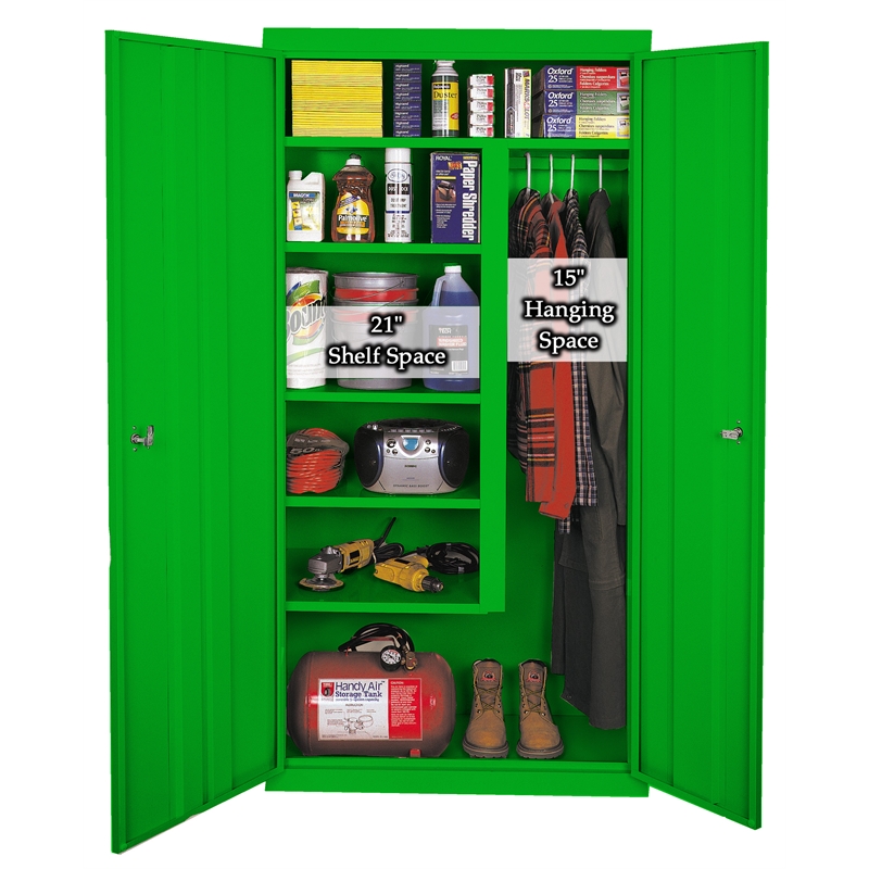 Steel Cabinets USA All Purpose Combination Cabinet in Green