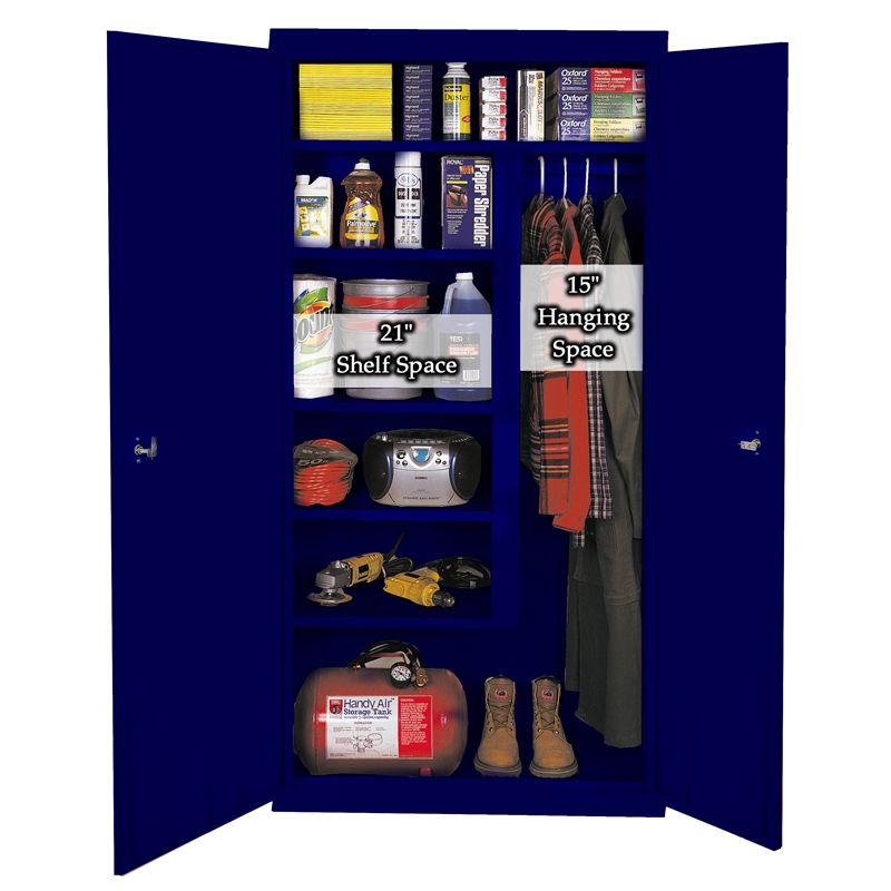 Steel Cabinets USA All Purpose Combination Cabinet in Navy