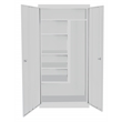 Steel Cabinets USA Janitorial Cabinet in Gray