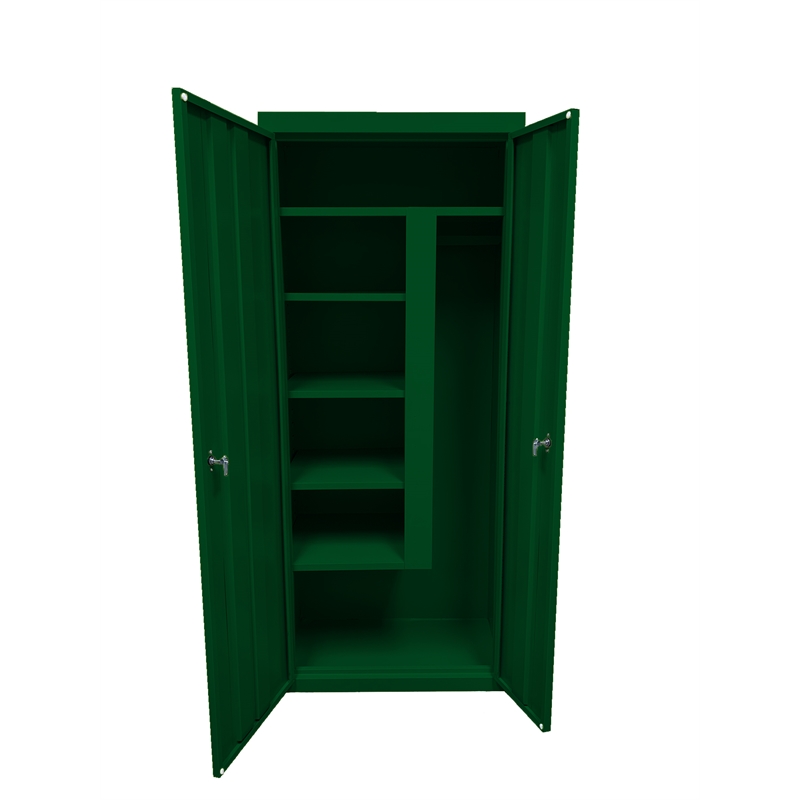 Steel Cabinets USA Janitorial Cabinet in Green