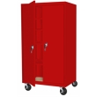 Steel Cabinets USA Mobile Storage Cabinet in Red