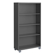 Steel Cabinets USA Mobile Bookcase in Charcoal