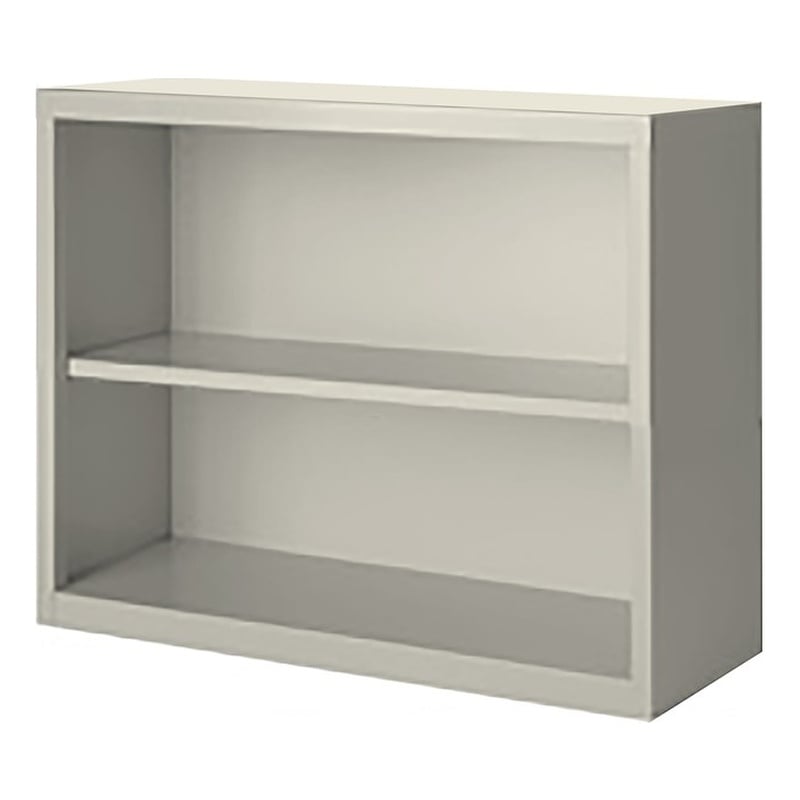 Steel Cabinets USA Stationary Bookcase in Almond