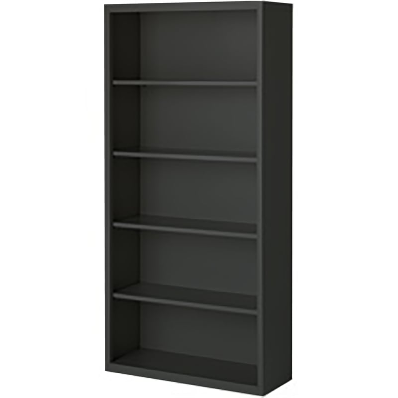 Steel Cabinets USA Stationary Bookcase in Charcoal