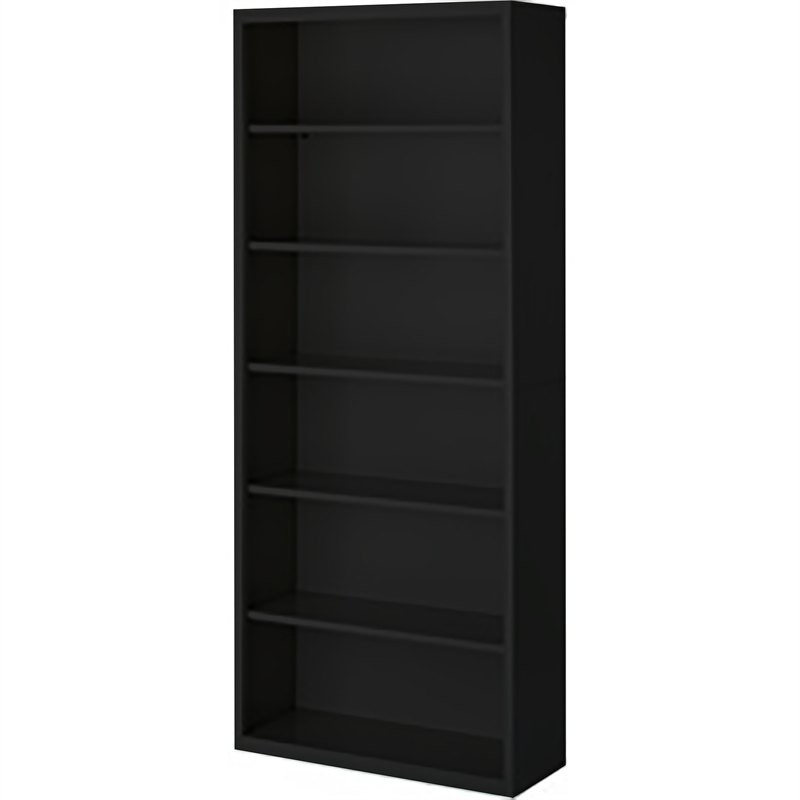 Steel Cabinets USA Stationary Bookcase in Black