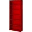 Steel Cabinets USA Stationary Bookcase in Red