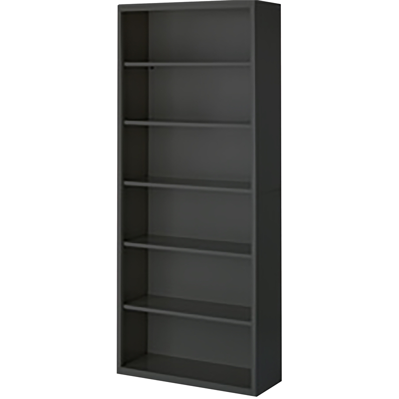 Steel Cabinets USA Stationary Bookcase in Charcoal