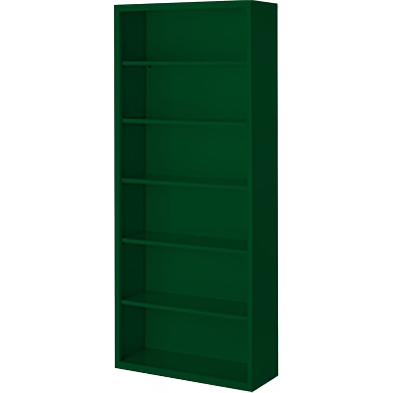 Steel Cabinets USA Stationary Bookcase in Green