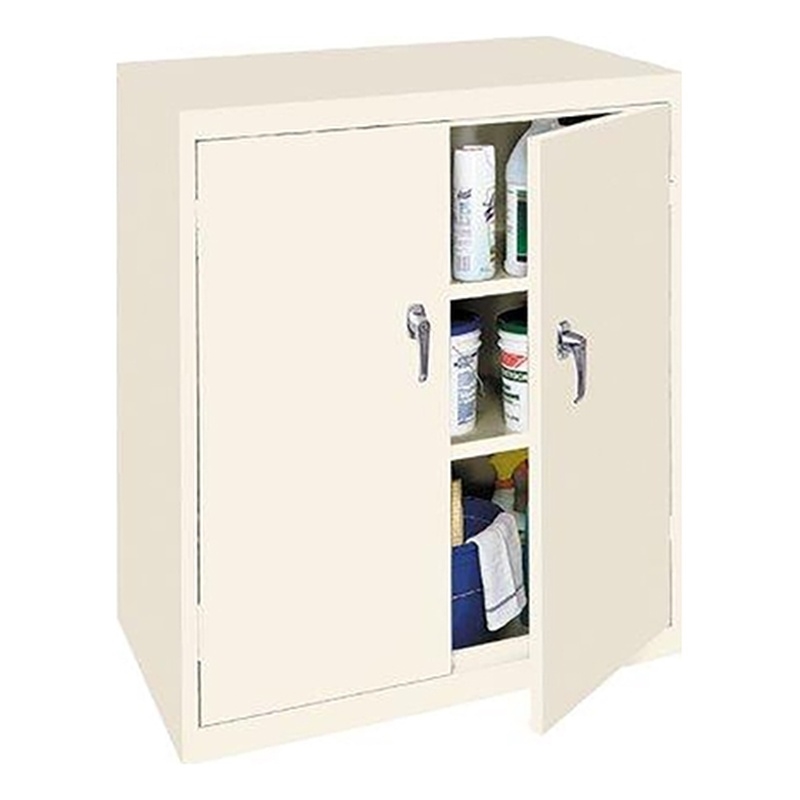 Steel Cabinets USA Counter High Cabinet in Almond