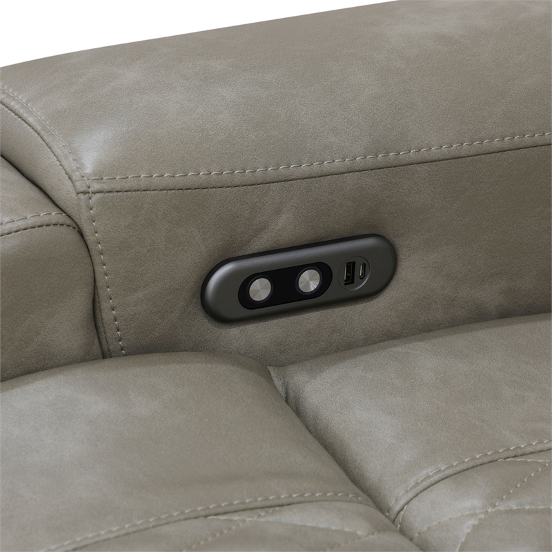 Star Home Living Breathing leather Max Power Recliner Set with Strong Sense