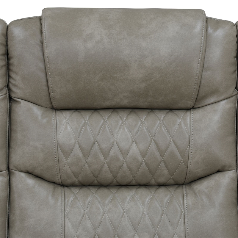 Star Home Living Breathing leather Max Power Recliner Set with Strong Sense