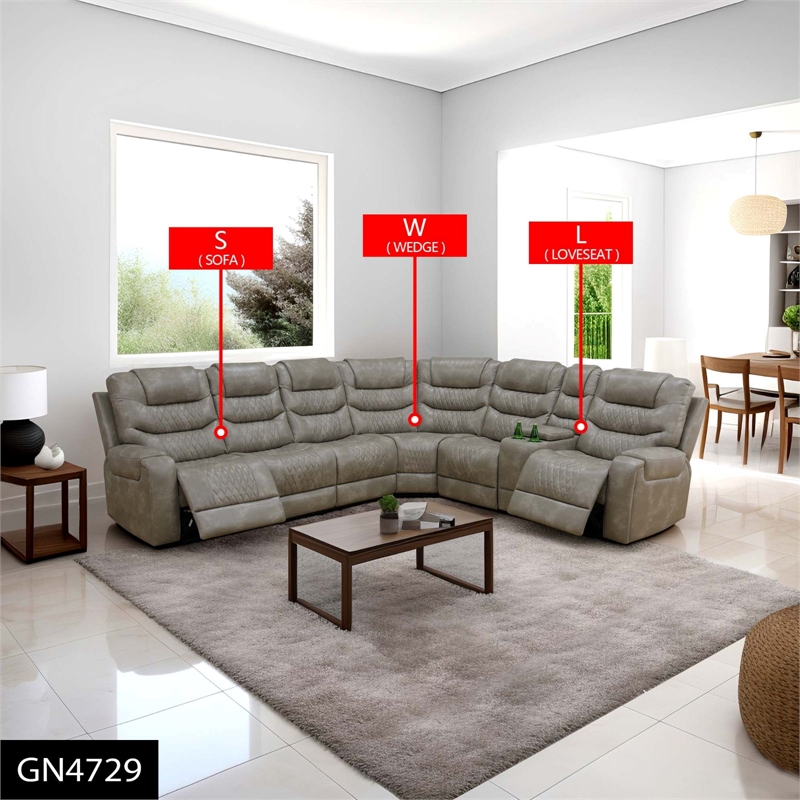 Star Home Living Breathing leather Max Power Recliner Set with Strong Sense