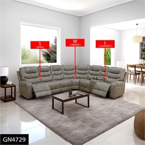 Star Home Living Breathing leather Max Power Recliner Set with Strong Sense