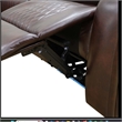 Star Home Living Breathing Leather 3-Piece Recliner Sofa Set in Dark Brown